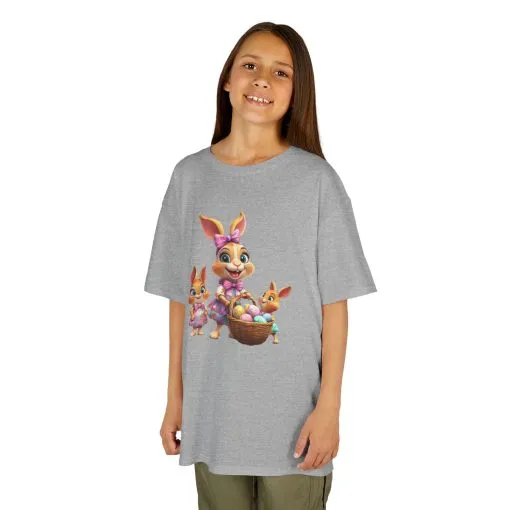 Easter Bunny Kids Tee - Cute Rabbit Design for Spring Celebrations - Image 9