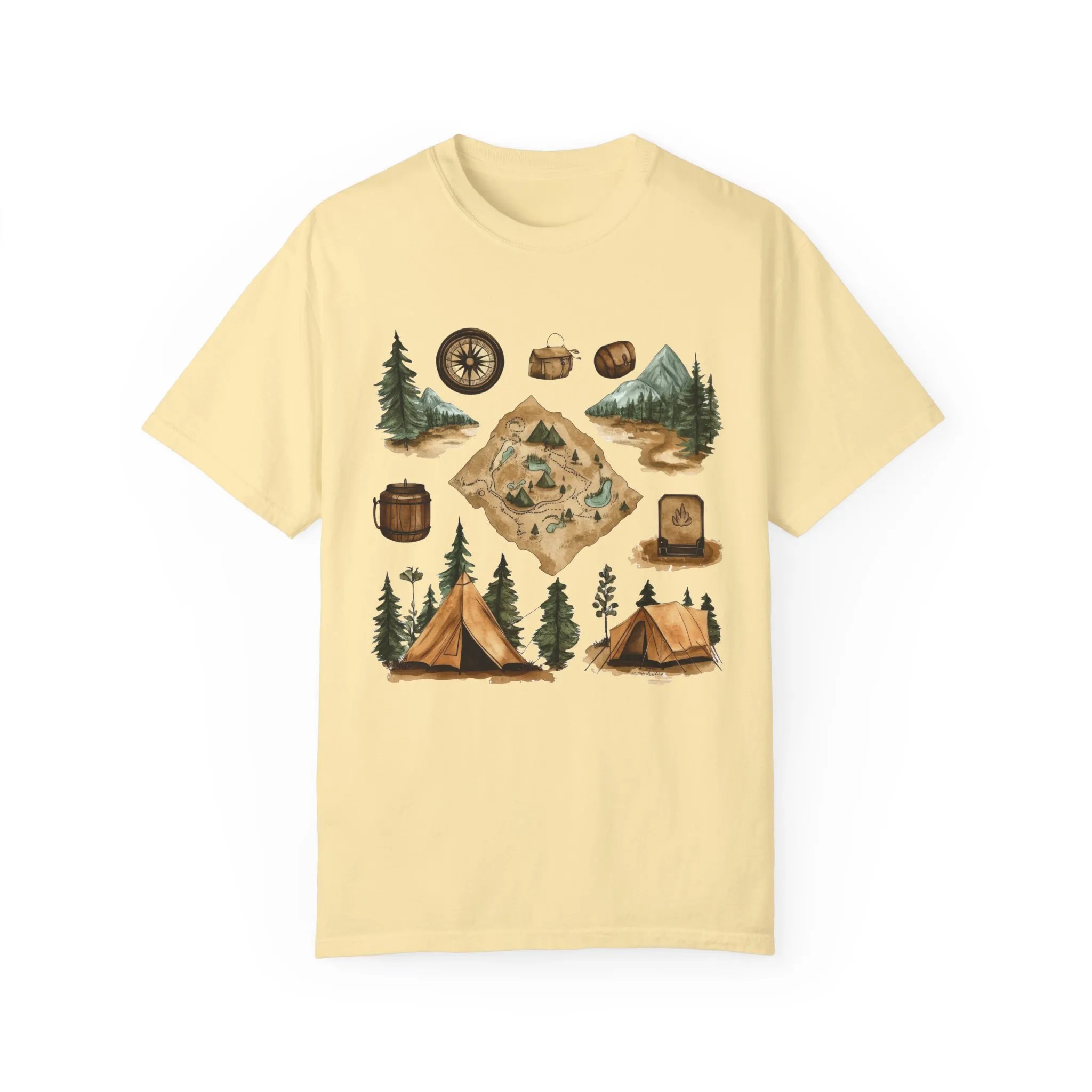 Adventure Awaits Unisex Garment-Dyed T-Shirt – Perfect for Nature Lovers and Camping Enthusiasts - Image 13