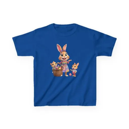 Easter Bunny Kids Tee - Fun and Colorful Heavy Cotton™ Shirt for Spring Celebrations - Image 19