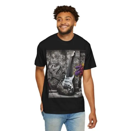 Rock Vibes Unisex Garment-Dyed T-Shirt - Perfect for Music Lovers - Image 4