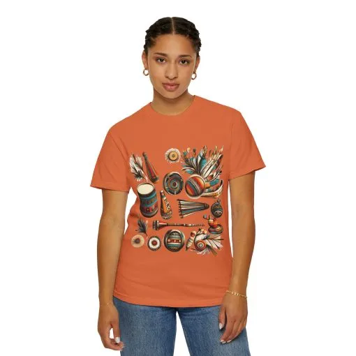 Unisex Garment-Dyed T-Shirt with Vibrant Musical Design | Perfect for Music Lovers & Festivals - Image 20
