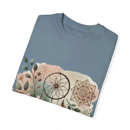Dreamcatcher Boho T-Shirt | Unisex Garment-Dyed Tee for Spiritual Vibes - Image 34
