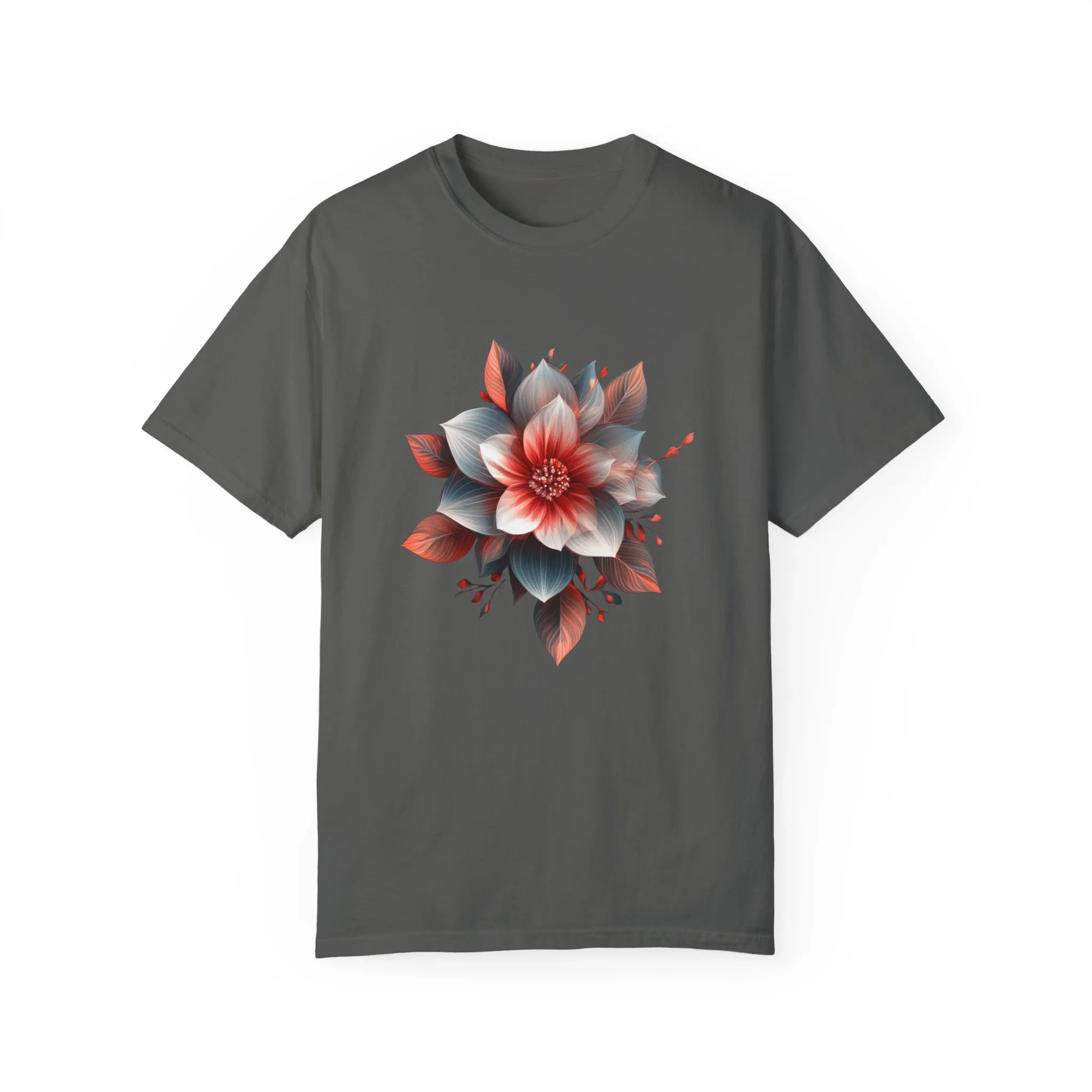 Botanical Floral Unisex Garment-Dyed T-shirt - Perfect for Nature Lovers - Image 9