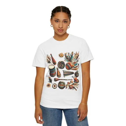 Unisex Garment-Dyed T-Shirt with Vibrant Musical Design | Perfect for Music Lovers & Festivals - Image 8