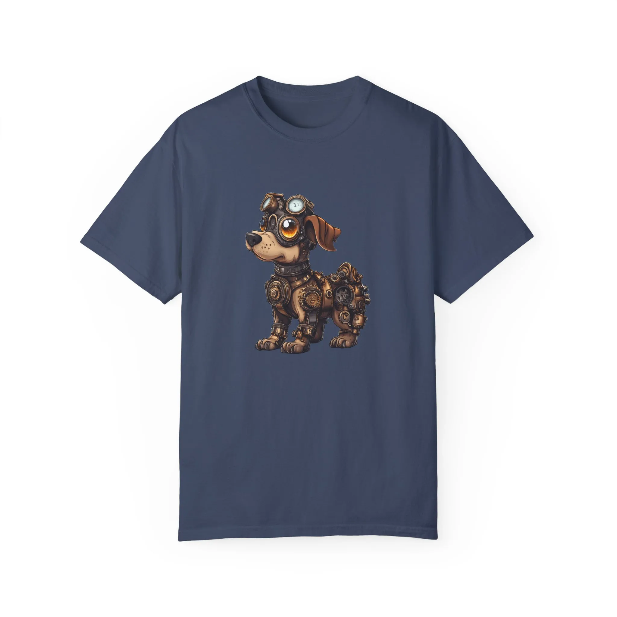 Steampunk Dog T-Shirt | Unisex Garment-Dyed Tee for Animal Lovers - Image 33