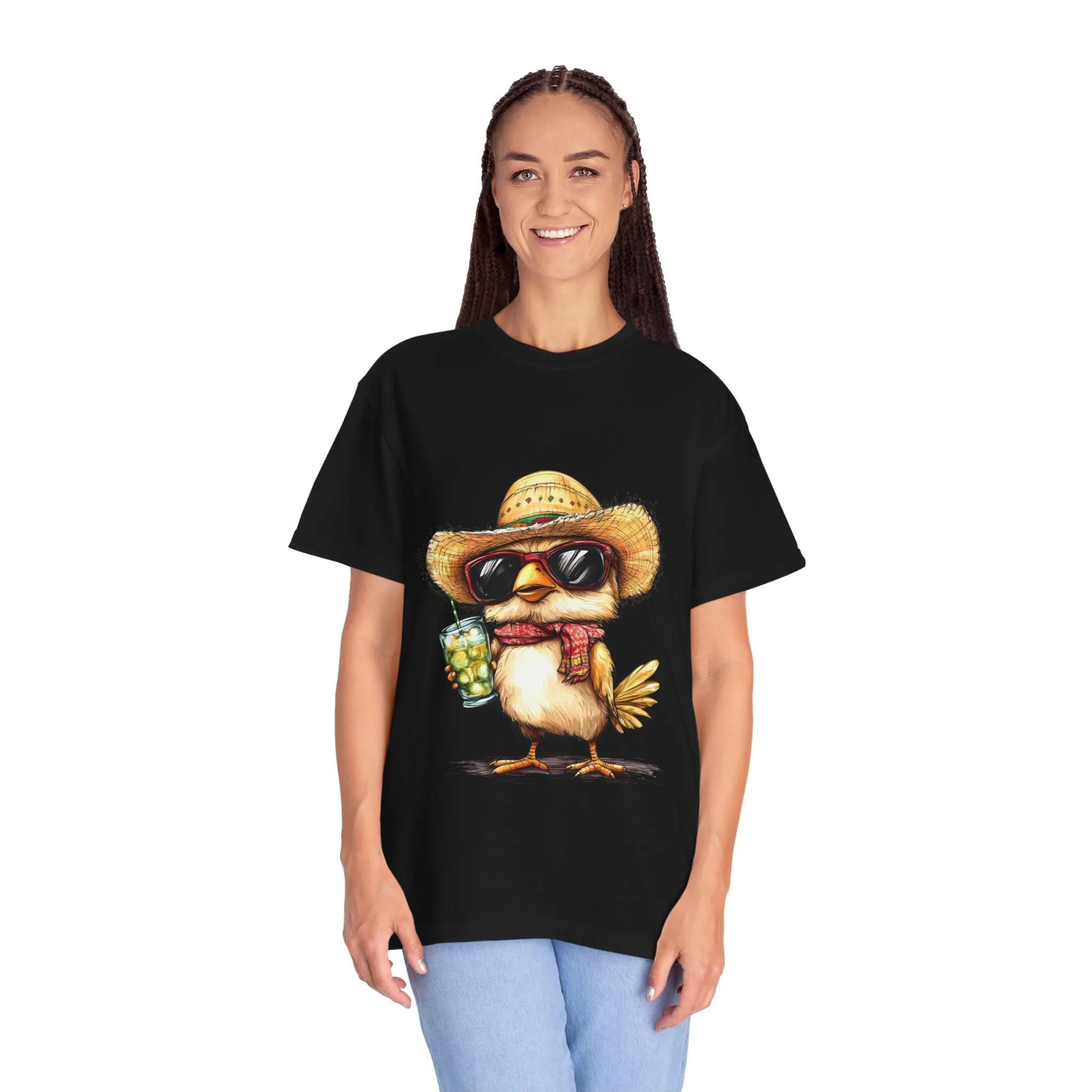 Funny Beach Bird T-Shirt - Unisex Garment-Dyed Summertime Tee - Image 32