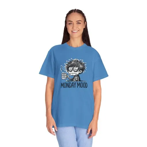 Unisex 'Monday Mood' Garment-Dyed T-Shirt - Perfect for Casual Days - Image 43