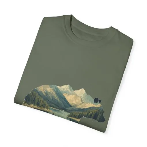 Nature-Inspired Bear Graphic Unisex T-Shirt - Image 17