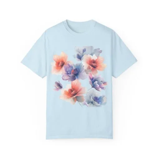 Floral Print Unisex T-Shirt - Perfect for Spring and Casual Occasions - Image 17