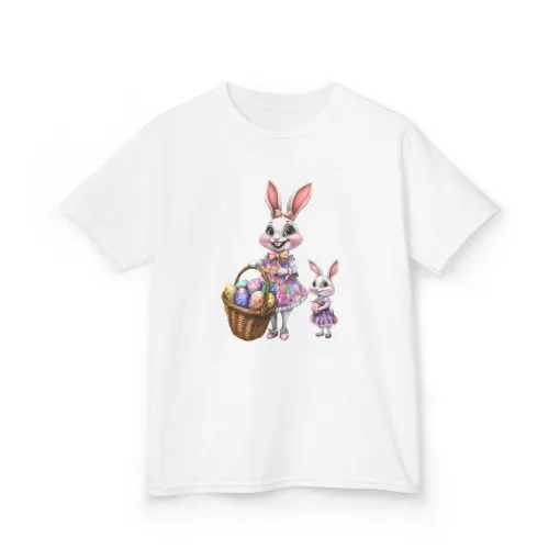Easter Bunny Kids Tee - Adorable Rabbit Design for Spring Celebrations - Image 5
