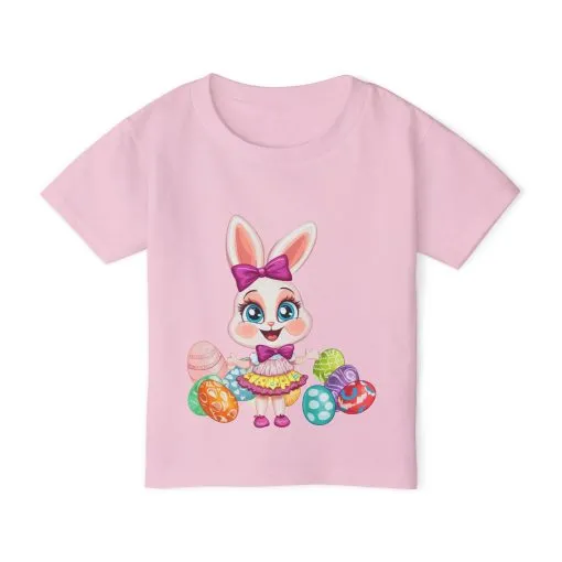 Cute Easter Bunny Toddler T-Shirt | Heavy Cotton™ Toddler Tee