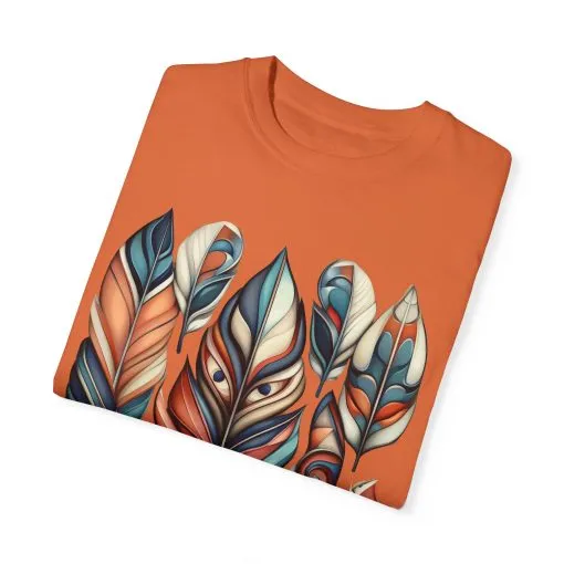 Bohemian Feathers Unisex T-Shirt - Artistic Nature Design - Image 17