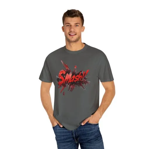 Unisex Smash Graphic T-Shirt – Trendy Casual Wear for Game Lovers - Image 11