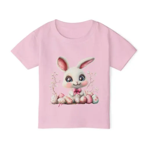 Adorable Easter Bunny Toddler T-Shirt - Cute Kids Spring Tee