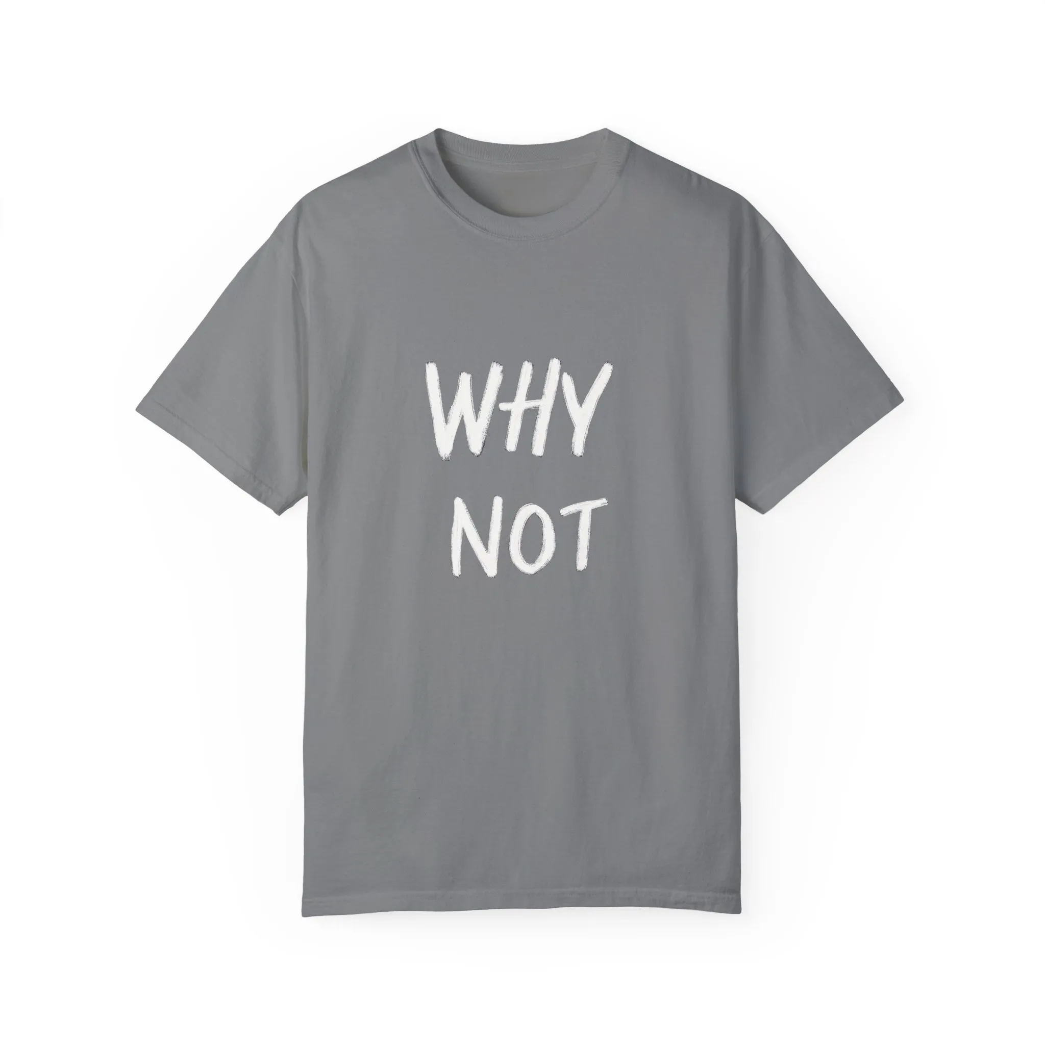 Why Not? Unisex Garment-Dyed T-Shirt - Casual Fun Statement Tee - Image 13
