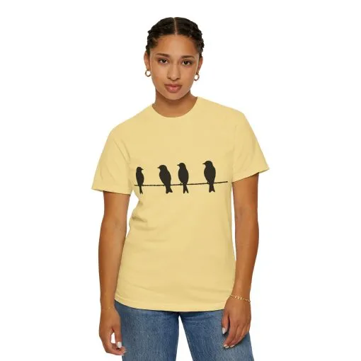 Minimalist Bird Silhouette Unisex T-Shirt - Image 20