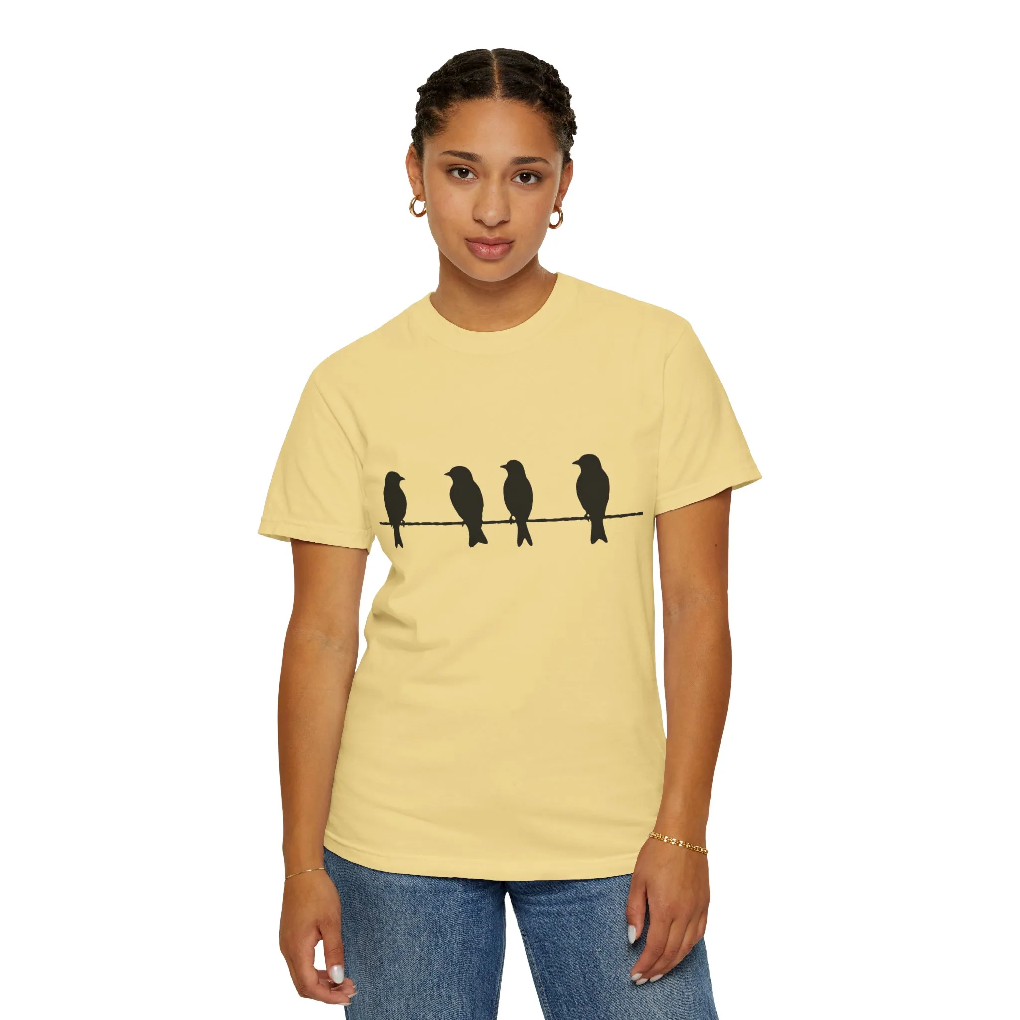 Minimalist Bird Silhouette Unisex T-Shirt - Image 20