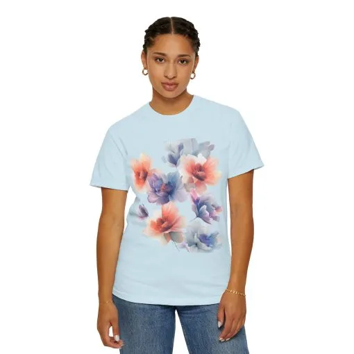 Floral Print Unisex T-Shirt - Perfect for Spring and Casual Occasions - Image 19
