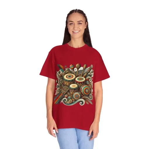 Colorful Bohemian Music Festival T-Shirt - Image 52