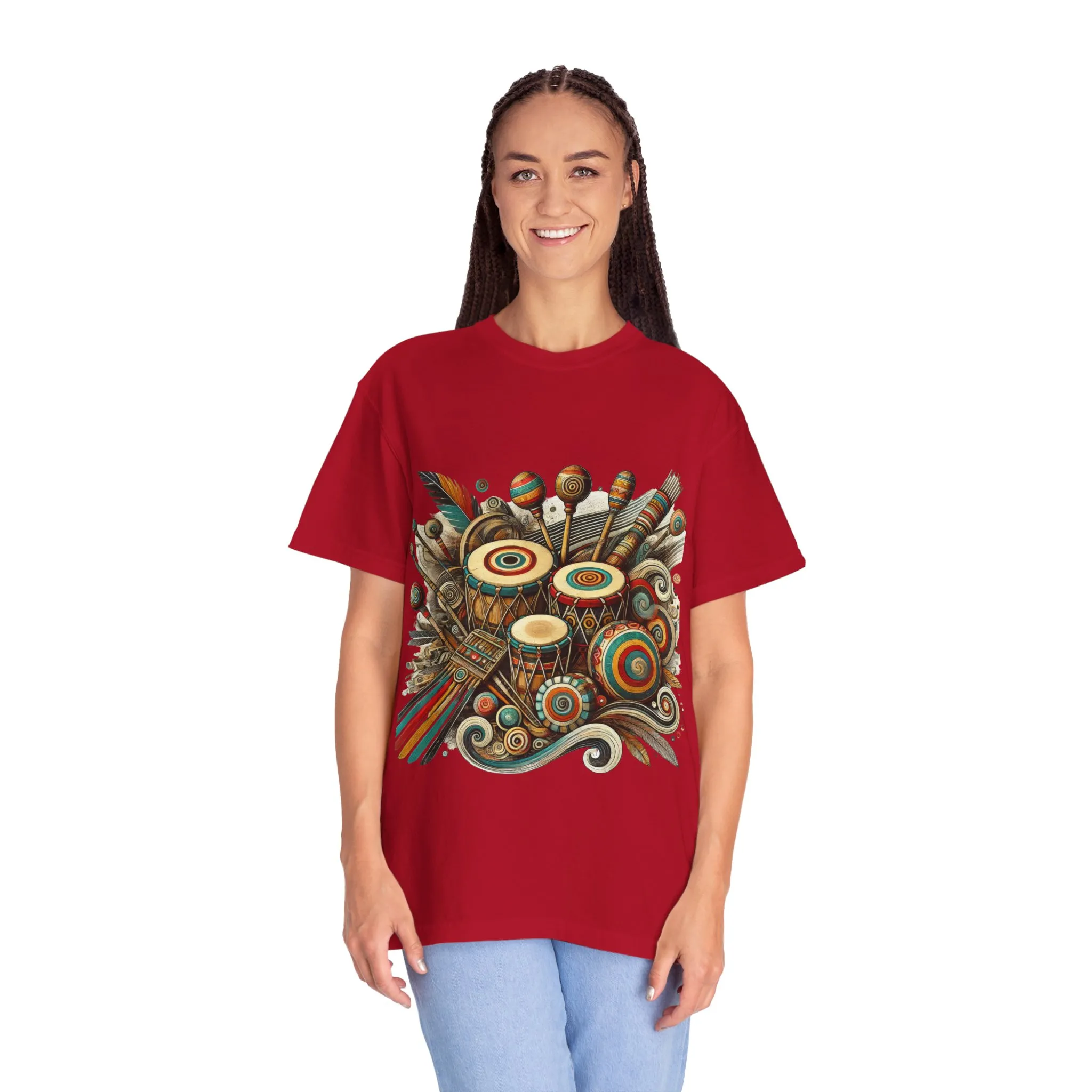 Colorful Bohemian Music Festival T-Shirt - Image 52