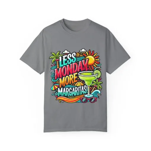 Less Monday More Margaritas Unisex T-Shirt - Fun Summer Vibes - Image 22