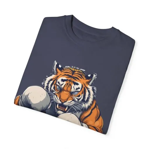 Fierce Tiger Graphic Unisex T-Shirt - Bold Boxing Design - Image 37