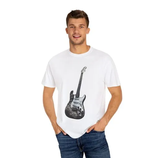 Vintage Guitar Unisex T-Shirt - Perfect for Musicians and Music Lovers - Image 7