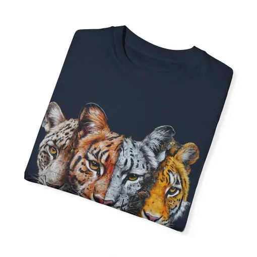 Wildlife Fusion Unisex Garment-Dyed T-Shirt - Image 46