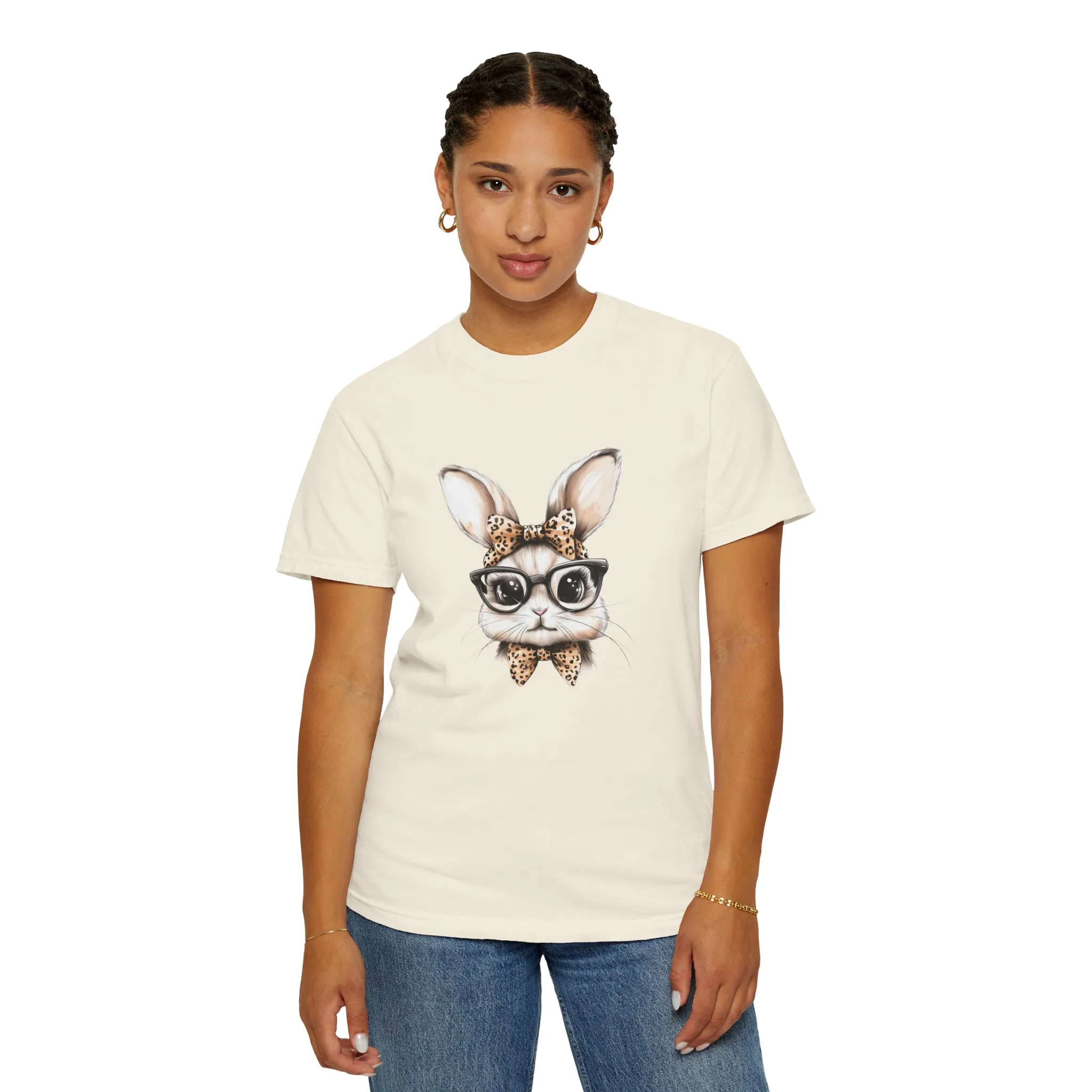 Chic Bunny Graphic T-Shirt - Stylish Unisex Tee for Animal Lovers - Image 20