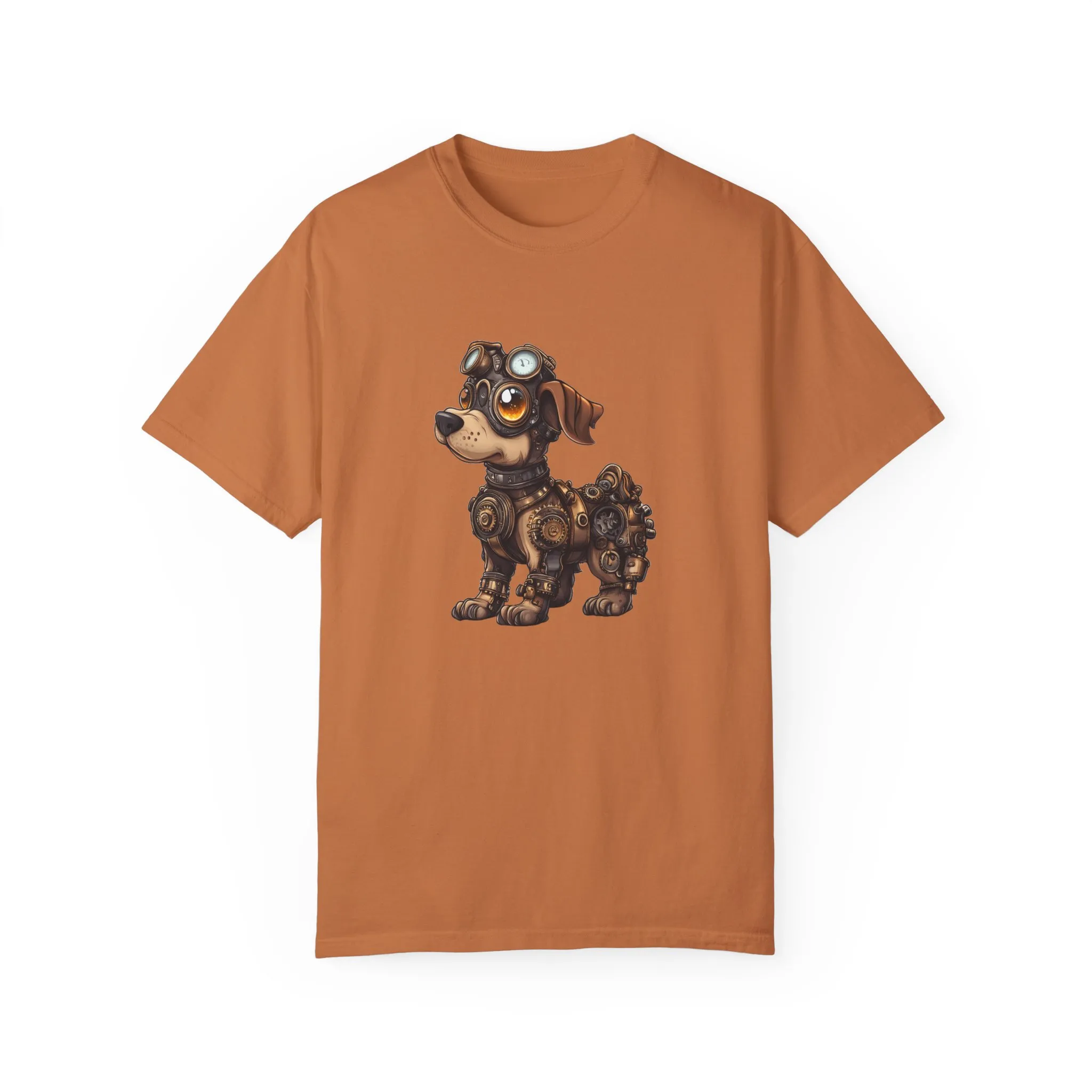 Steampunk Dog T-Shirt | Unisex Garment-Dyed Tee for Animal Lovers - Image 9