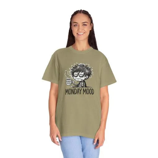 Unisex 'Monday Mood' Garment-Dyed T-Shirt - Perfect for Casual Days - Image 8