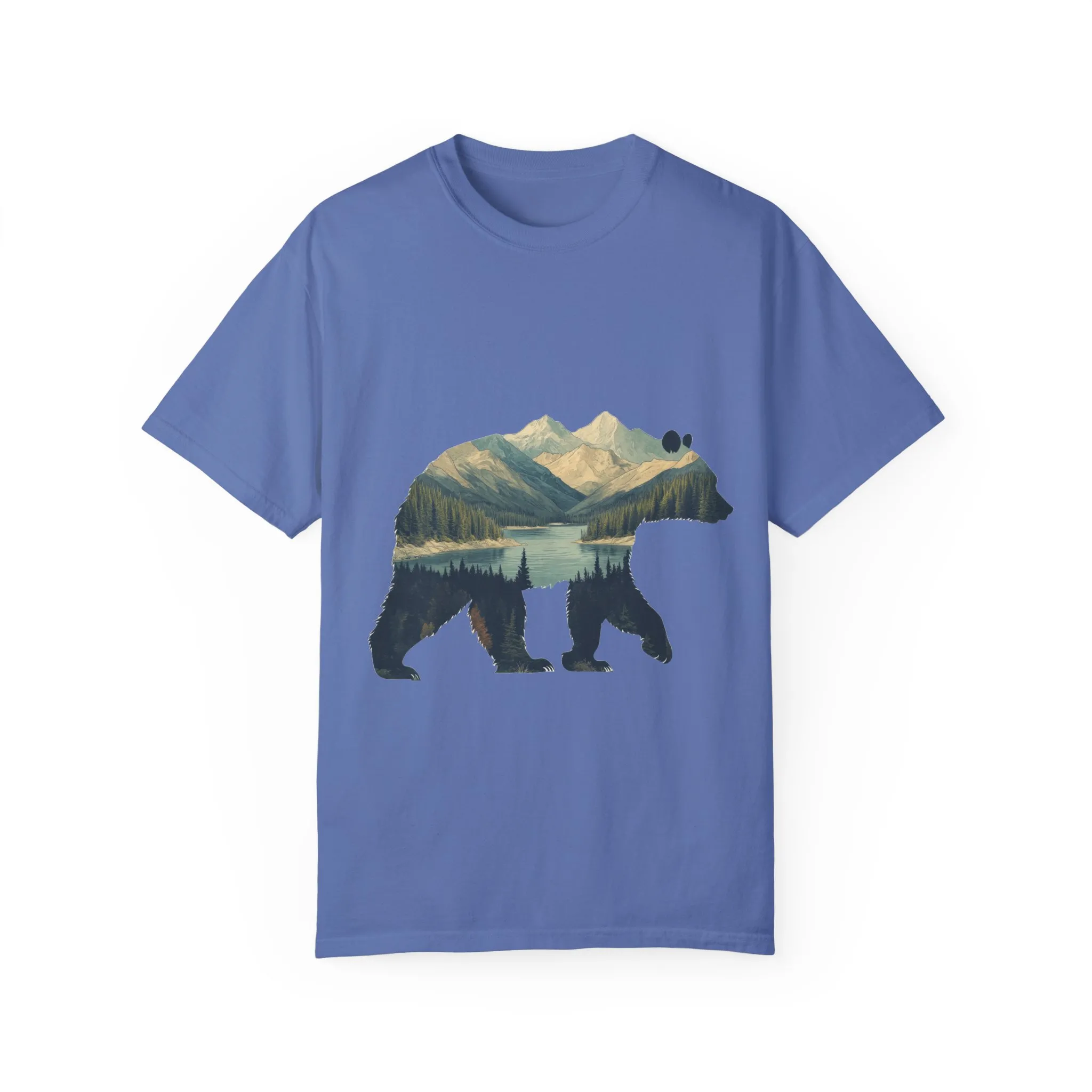 Nature-Inspired Bear Graphic Unisex T-Shirt - Image 25