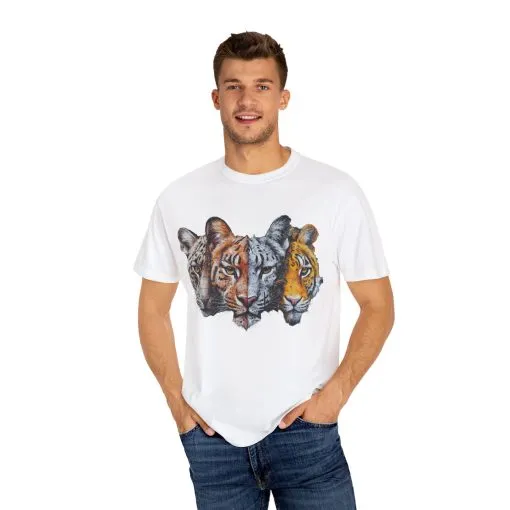 Wildlife Fusion Unisex Garment-Dyed T-Shirt - Image 7