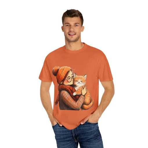 Elegantly Flowing Dance Silhouette Unisex Garment-Dyed T-Shirt - Image 4
