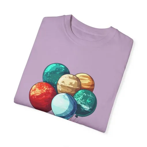 Astronauts and Planets Graphic T-Shirt - Unisex Garment-Dyed Tee - Image 38