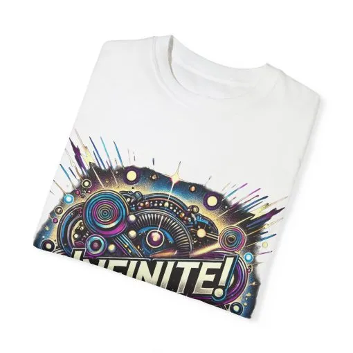 Cosmic Infinite Unisex Garment-Dyed T-Shirt - Explore the Universe - Image 6