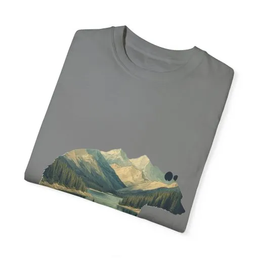 Nature-Inspired Bear Graphic Unisex T-Shirt - Image 11