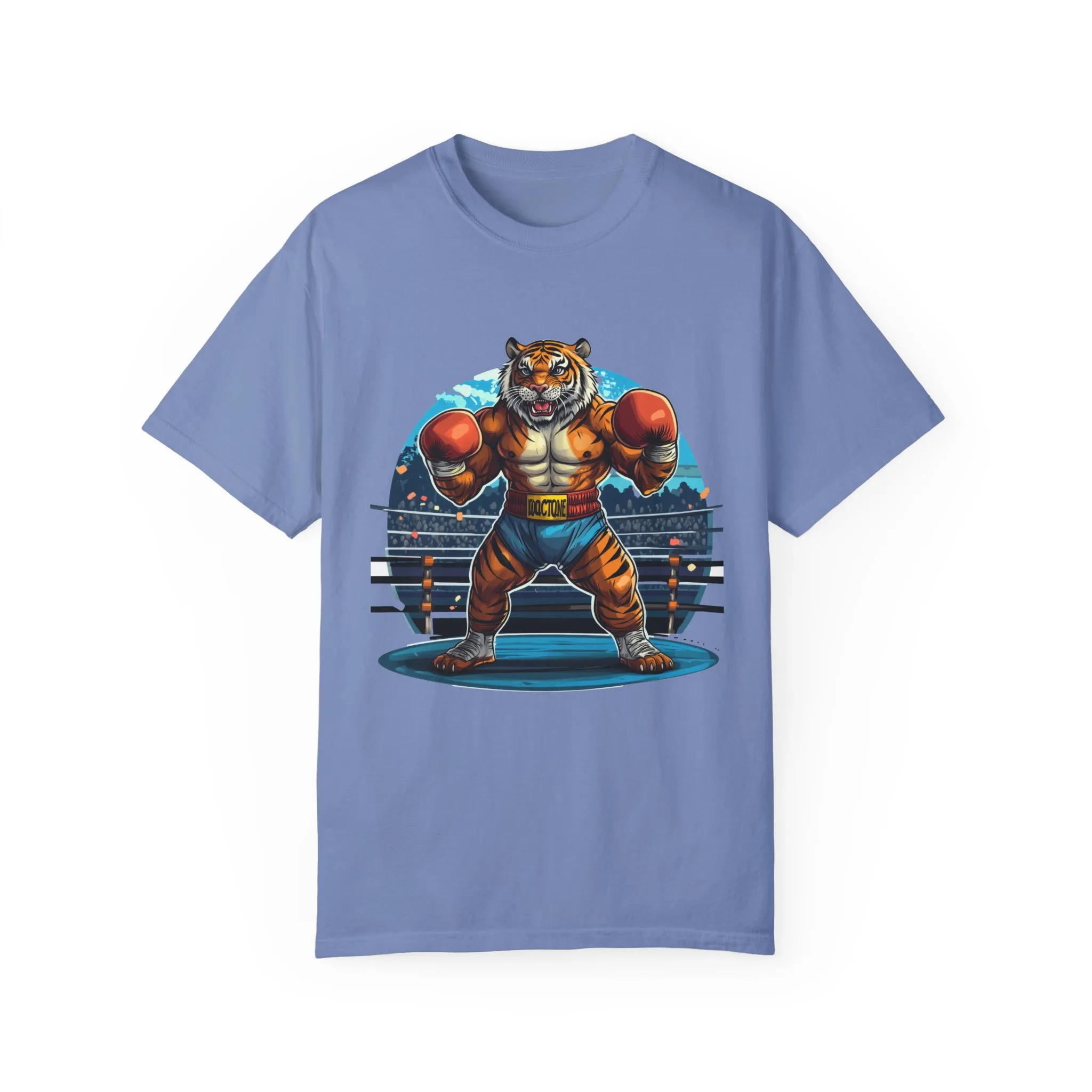 Boxing Tiger Unisex Garment-Dyed T-shirt | Sporty, Bold Graphic Tee for Animal Lovers - Image 21
