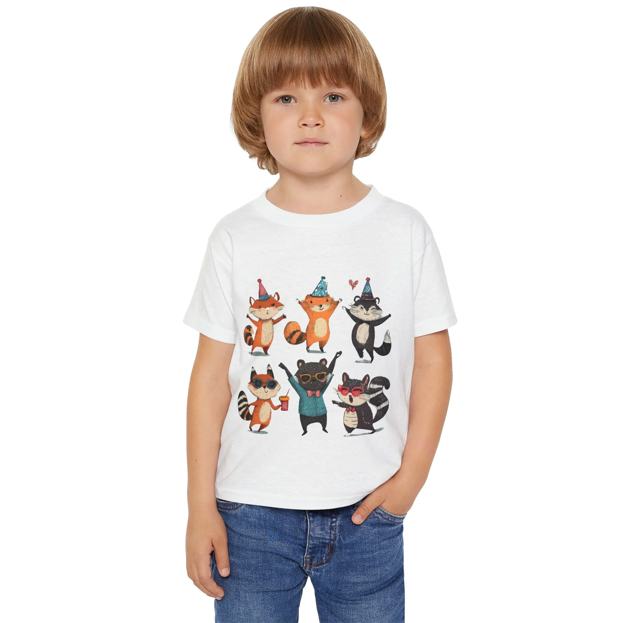 Fun Party Animal Toddler T-Shirt - Cute Animal Design - Image 5