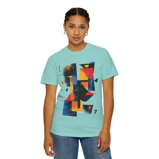 Colorful Abstract Art T-Shirt | Unisex Garment-Dyed Tee - Image 16