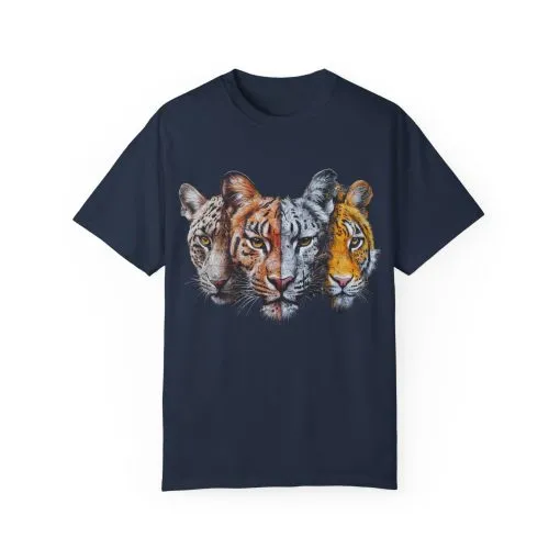 Wildlife Fusion Unisex Garment-Dyed T-Shirt - Image 45