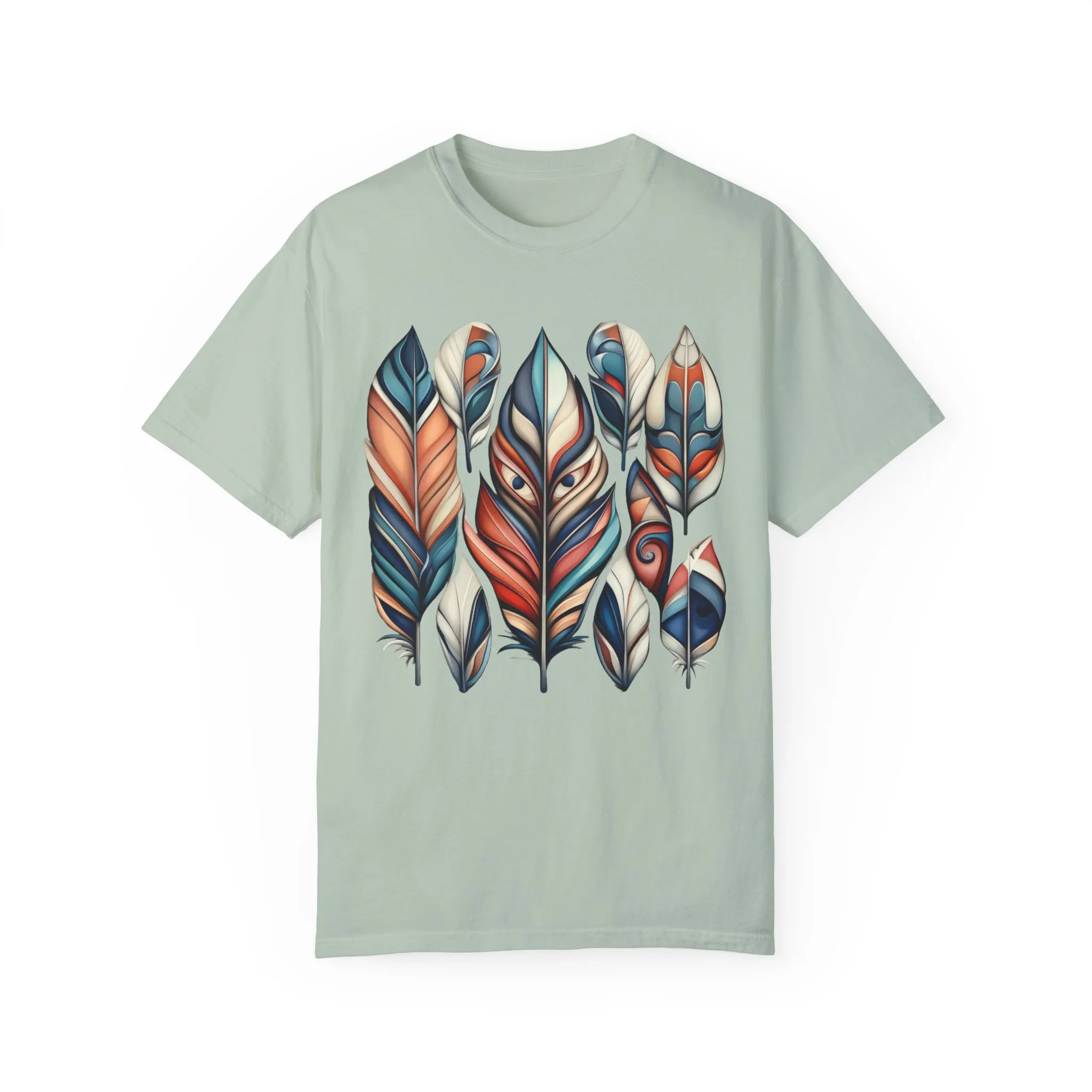 Bohemian Feathers Unisex T-Shirt - Artistic Nature Design - Image 21