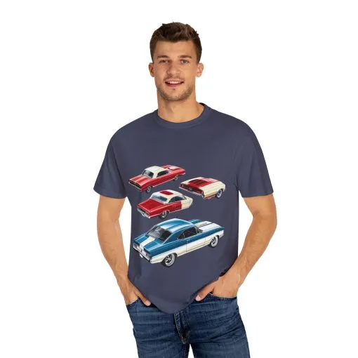 Classic Muscle Car Graphic Unisex T-Shirt – Perfect Gift for Auto Enthusiasts & Retro Lovers - Image 27