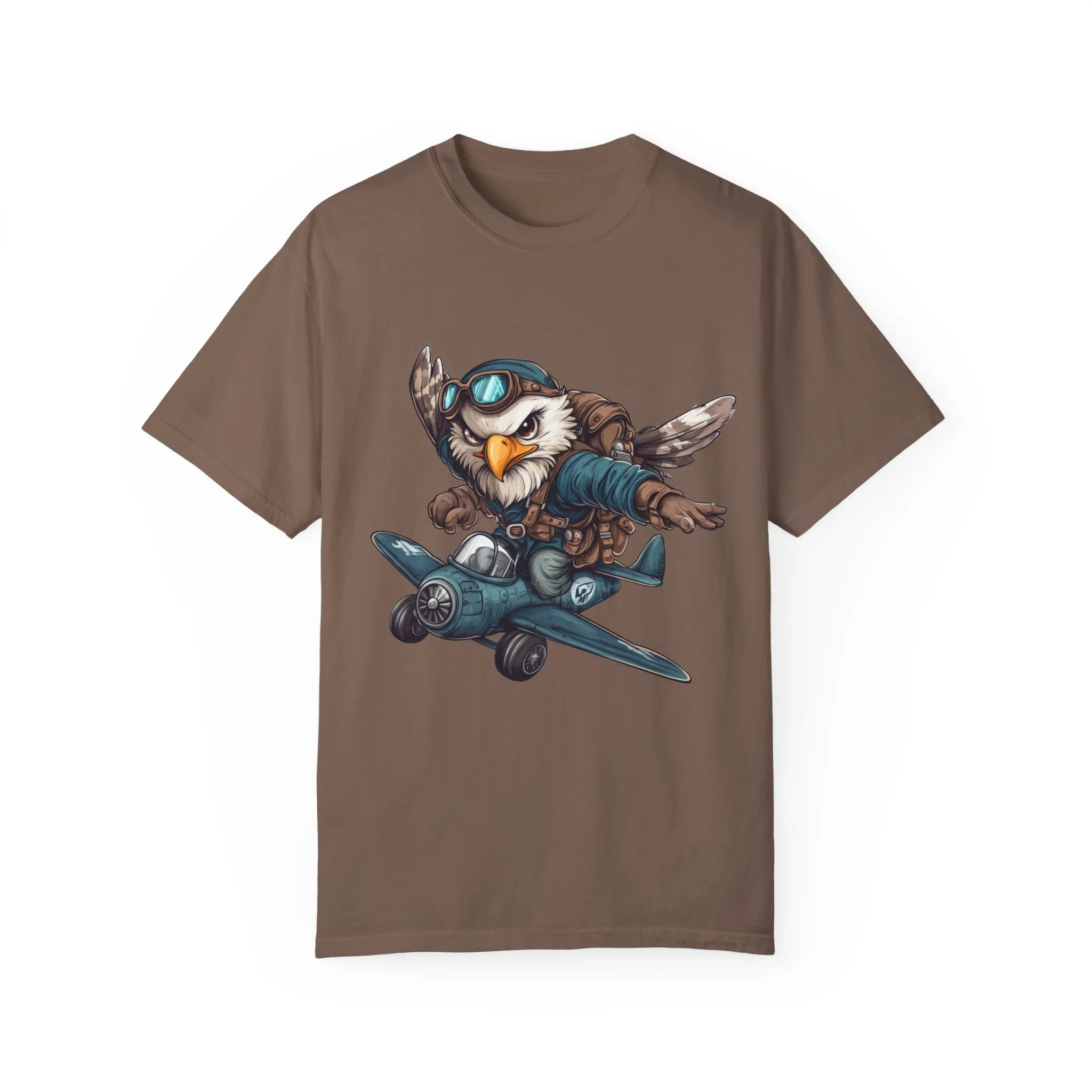 Adventure Owl Unisex Garment-Dyed T-Shirt - Perfect for Flyers and Animal Lovers - Image 5