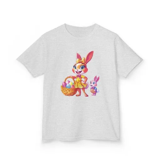 Easter Bunny Kids Tee - Cute Cotton T-Shirt for Spring Celebrations - Image 8