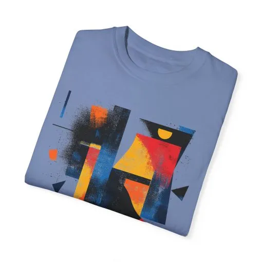 Colorful Abstract Art T-Shirt | Unisex Garment-Dyed Tee - Image 22