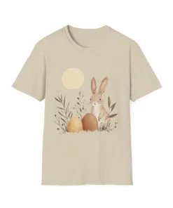 Spring Easter Bunny Graphic Unisex T-Shirt
