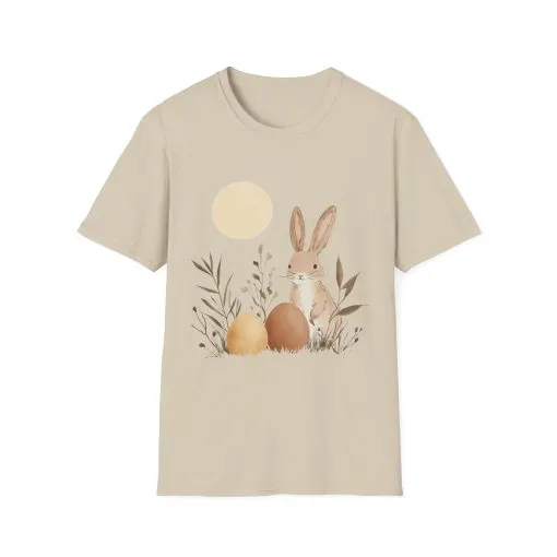 Spring Easter Bunny Graphic Unisex T-Shirt