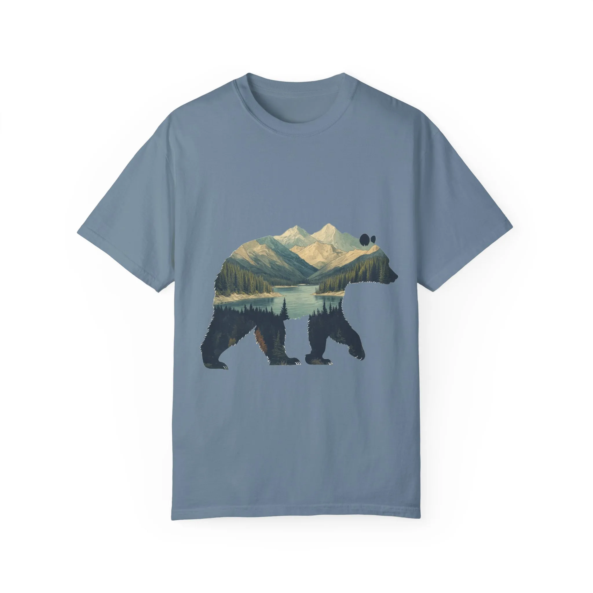Nature-Inspired Bear Graphic Unisex T-Shirt - Image 31