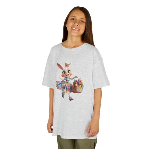 Easter Bunny Kids Tee - Cute Cotton T-Shirt for Spring Celebrations